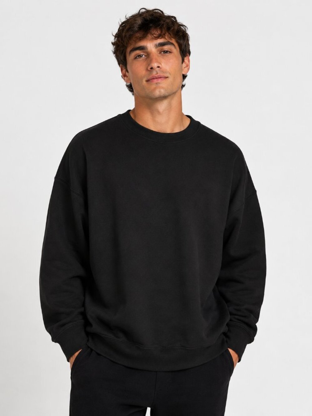 4/$30 Bundle 🌈Athletic Works Black Fleece Crewneck Sweatshirt Men’s Large